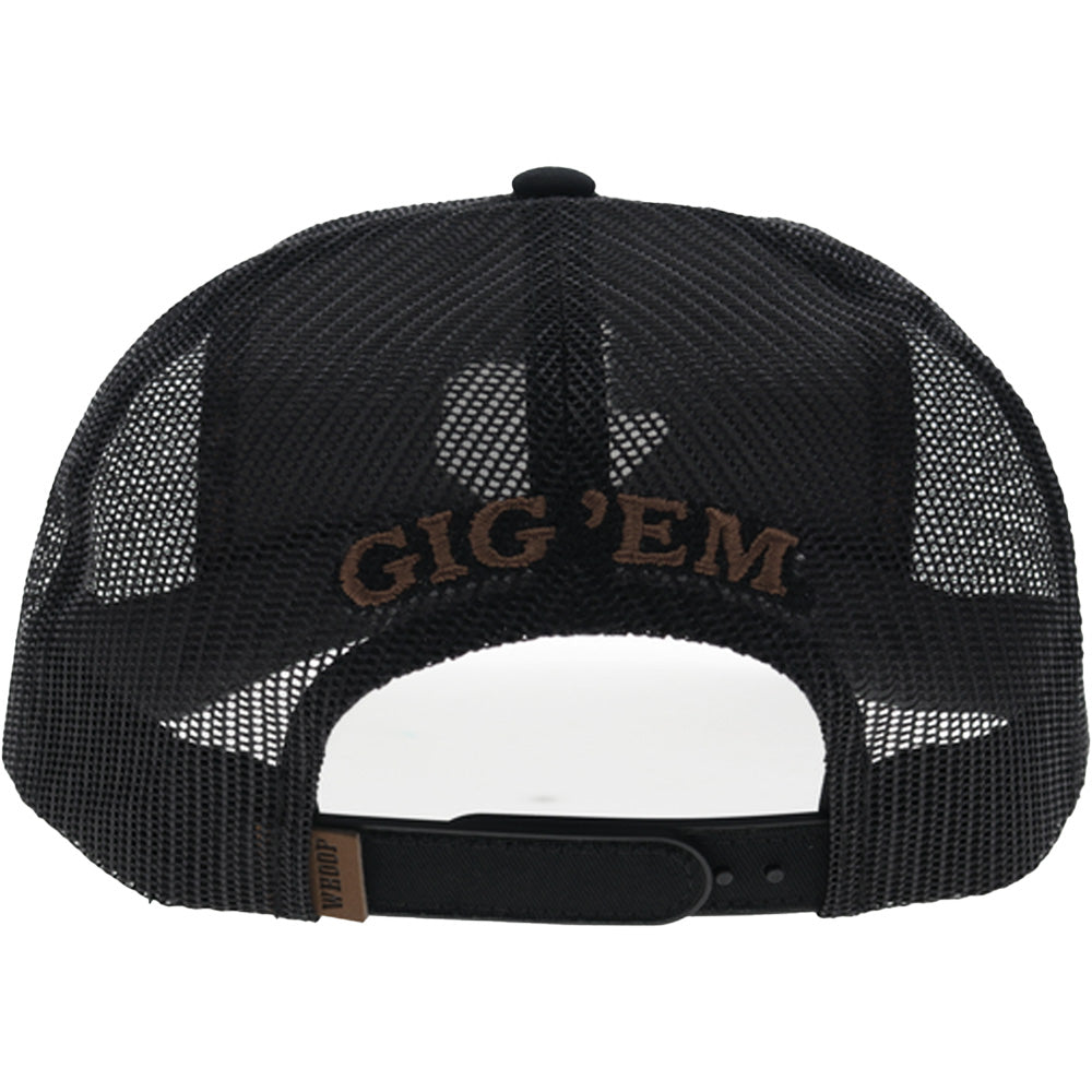 Texas A&M 5-Panel Trucker Snapback Hat Black