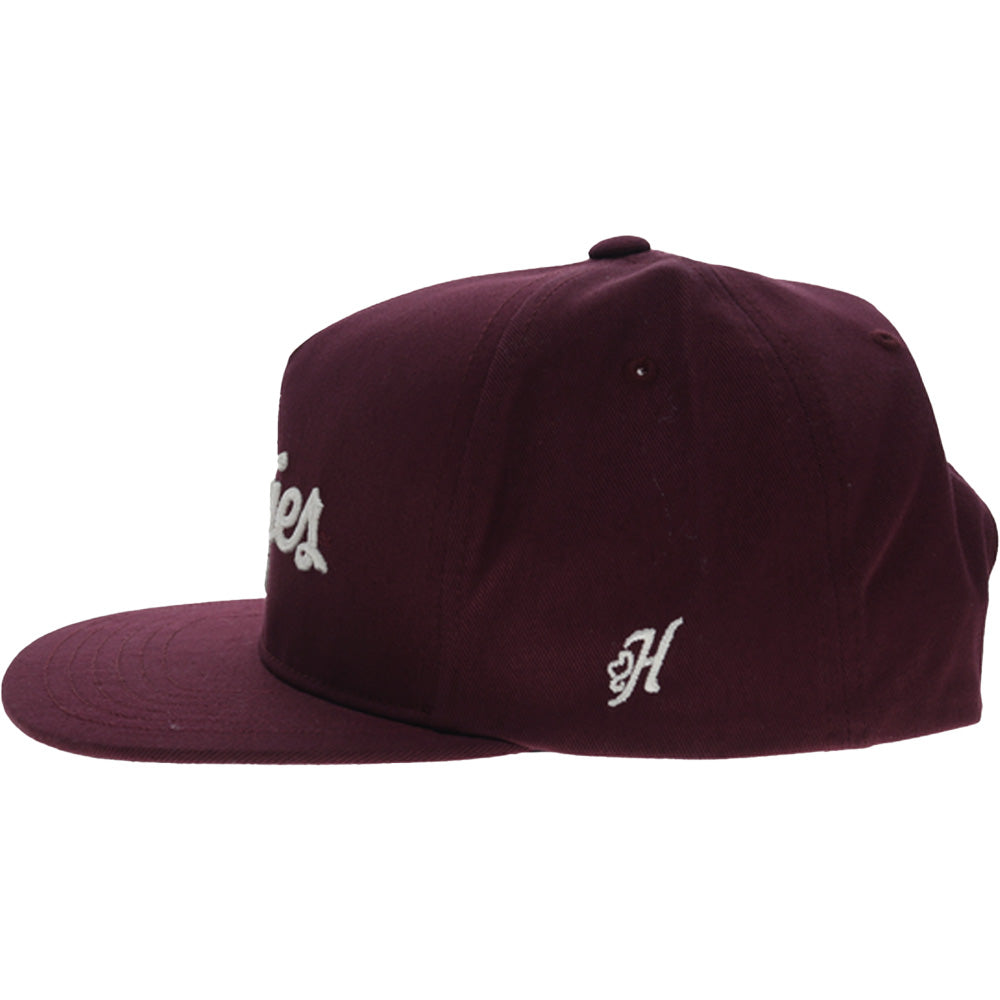 Texas A&M 5-Panel Full Surround Hat Maroon