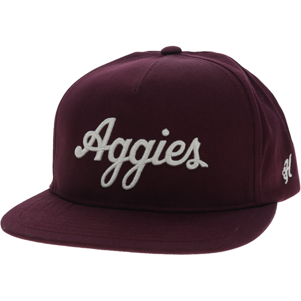 Texas A&M 5-Panel Full Surround Hat Maroon