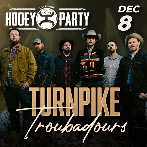 Downstairs VIP Sponsor Table: Turnpike Troubadours w/Red Clay Strays & Tyler Halverson 12/8