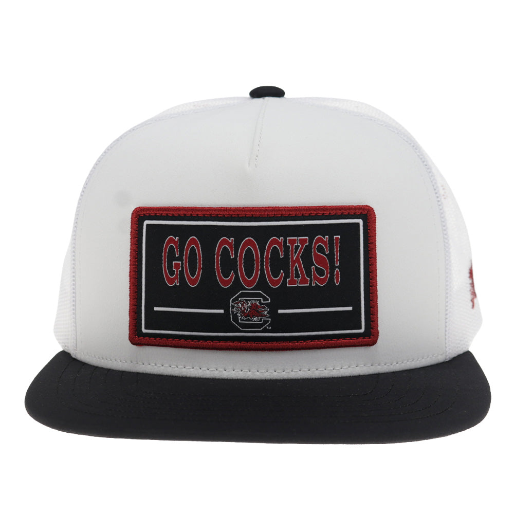 University of South Carolina 5-Panel Trucker Snapback White/Black
