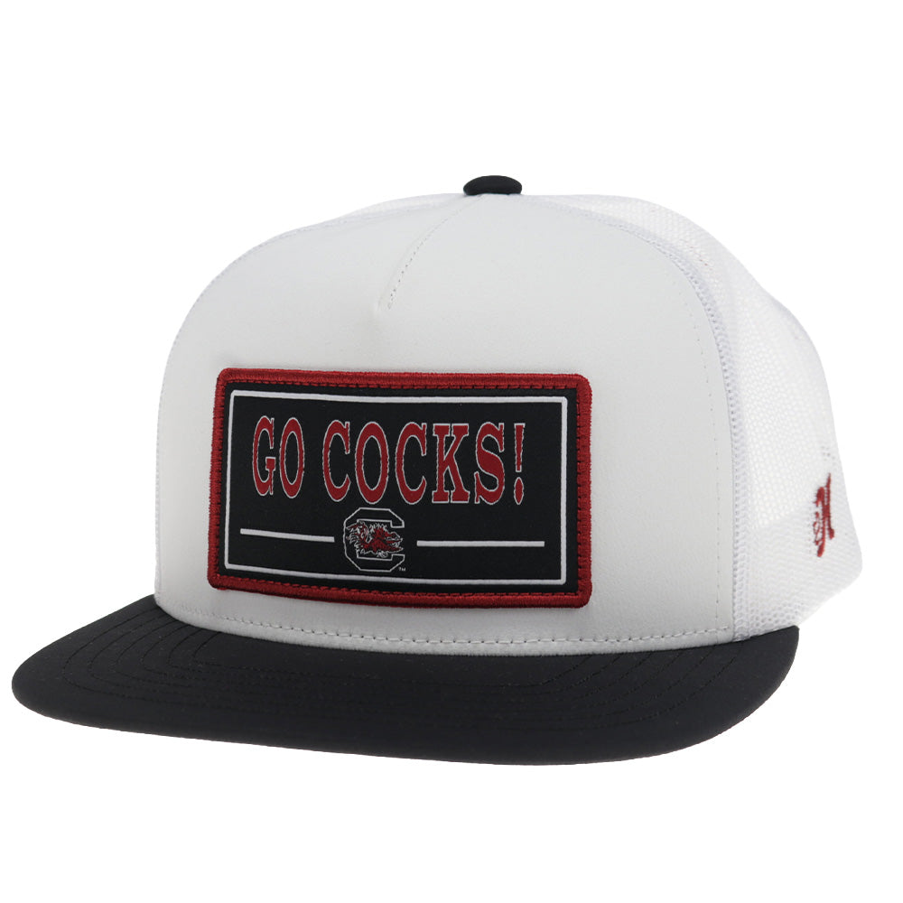 University of South Carolina 5-Panel Trucker Snapback White/Black