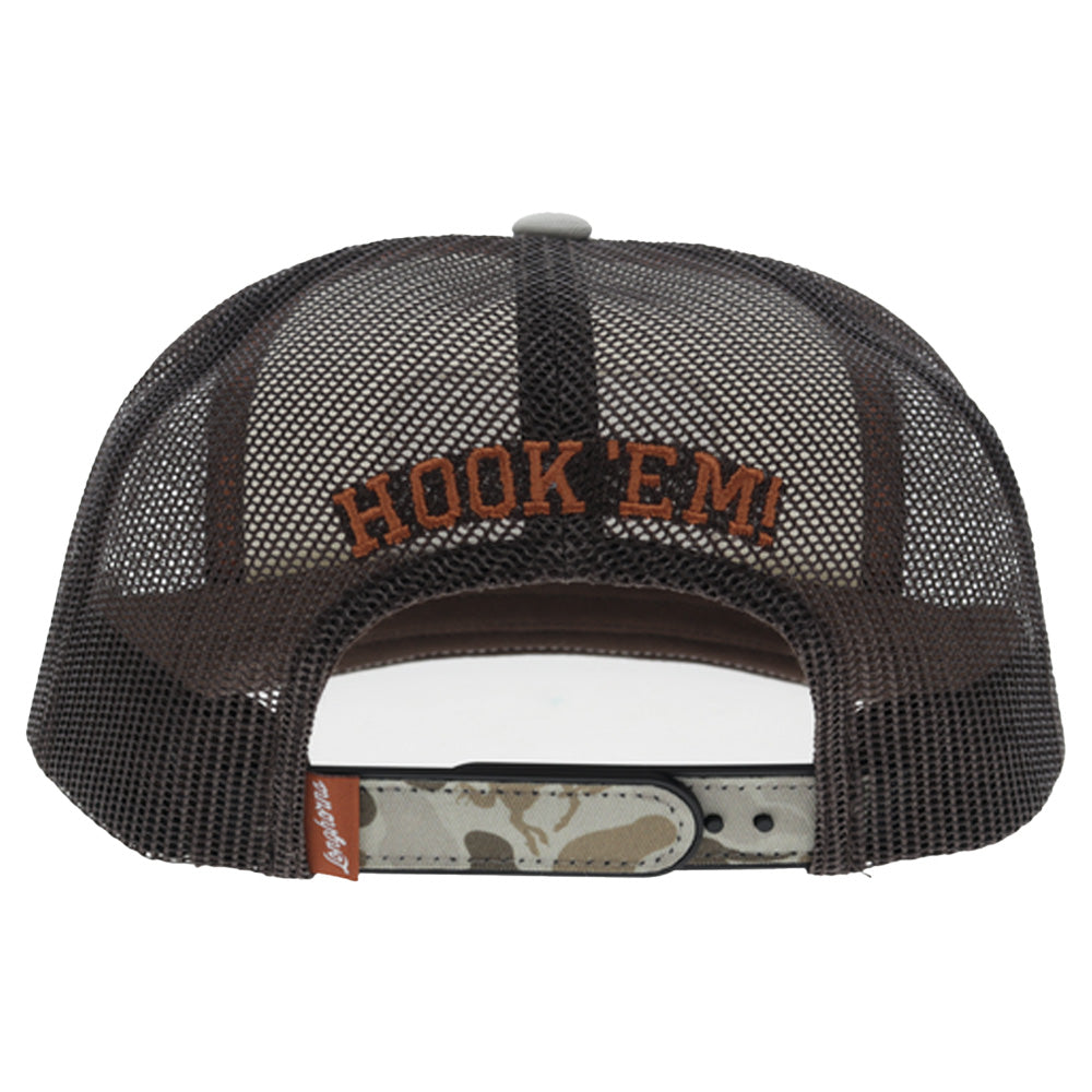 University Of Texas 5-Panel Trucker Snapback Hat Cream/Camo