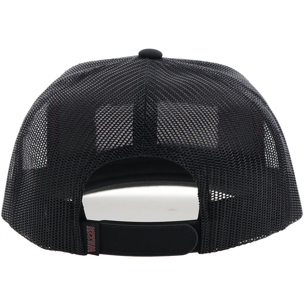 back of hooey hat with black mesh