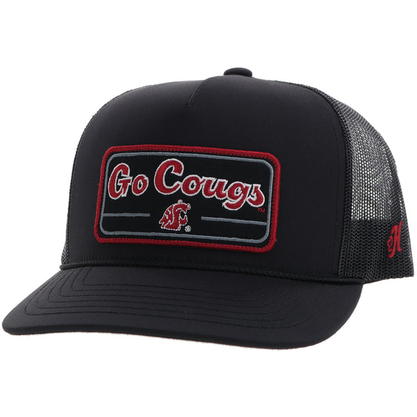 Hooey x Washington "Go Cougars" black, red, and white hat