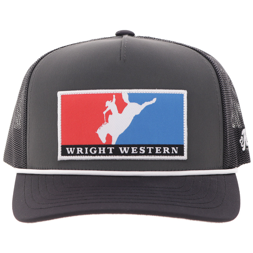 Wright Brothers Hat Charcoal/Black