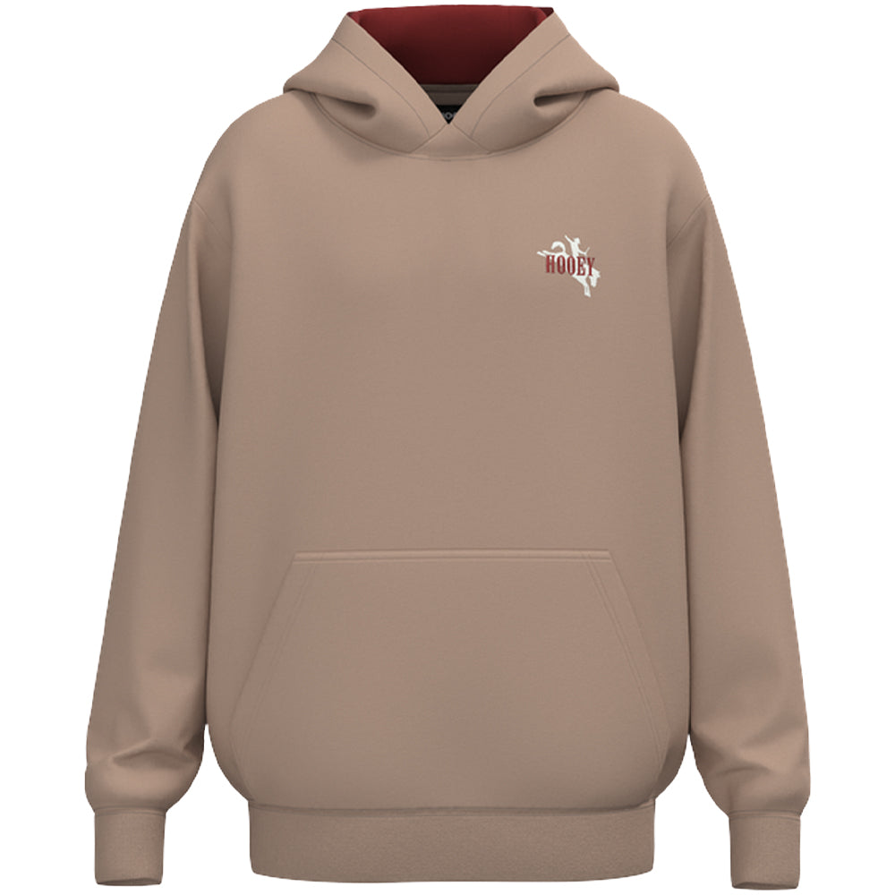 Youth Wild Ride Hoody Tan w/Red