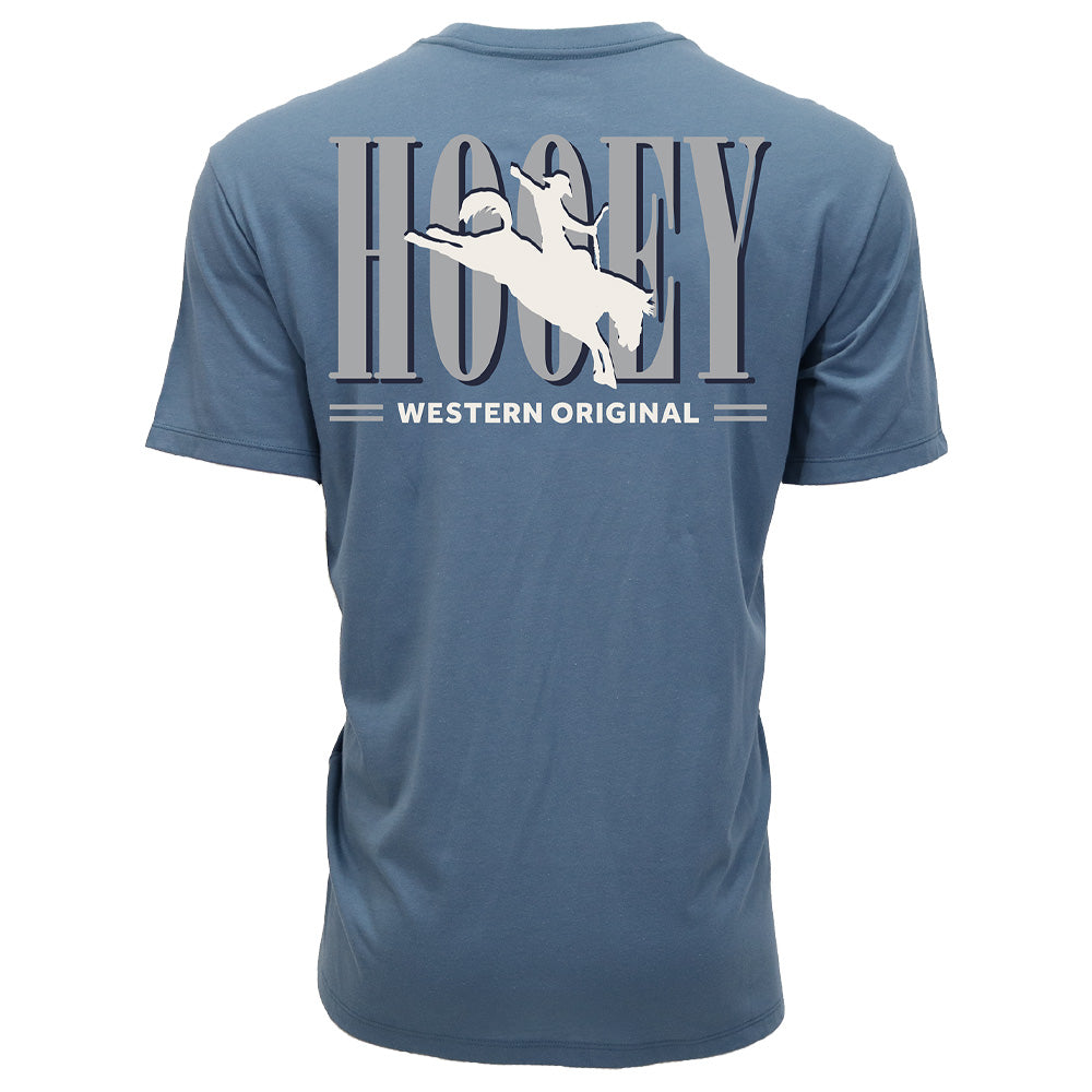 "Wild Ride" Dark Denim w/Grey Hooey Logo T-shirt