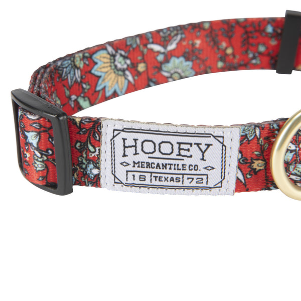 tag on the wester floral collar