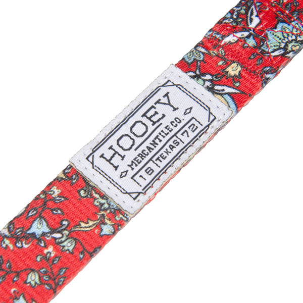 tag on the western floral pet leash