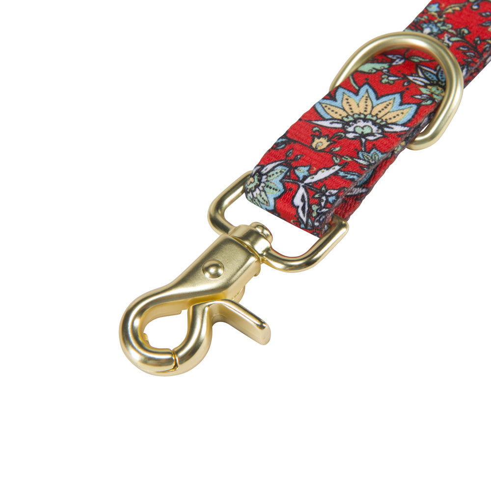 western floral pet leash clasp