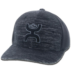 Black "Ash" Hooey youth hat with black hooey logo