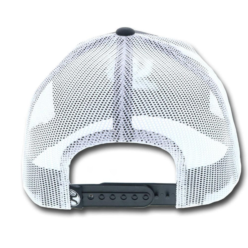 back of the Arc black and white Hooey hat with Arc logo in white