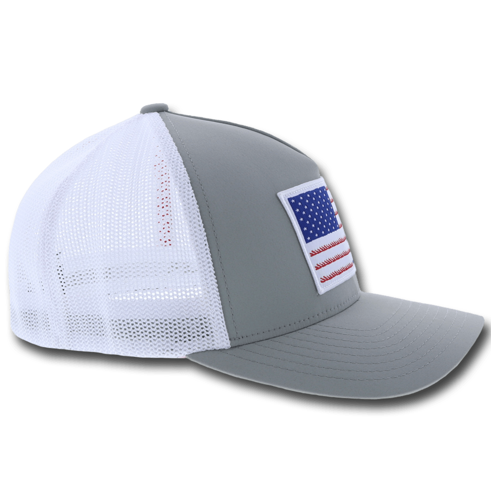 "Liberty Roper" Grey/White Hat