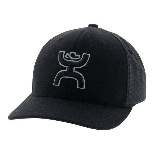 Black on black "Ash" Hooey hat with hooey logo