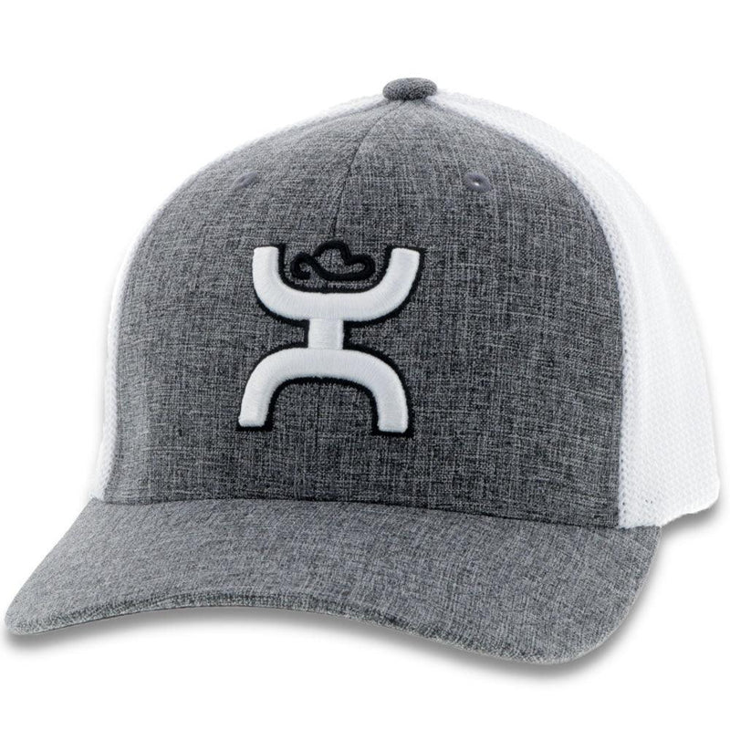 Cyman grey and white hat
