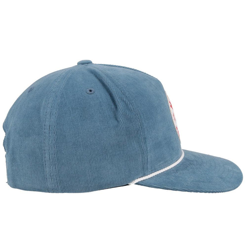 Right side of the Blue "Buzz" hat