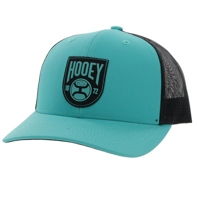 Turquoise and black "Bronx" hat