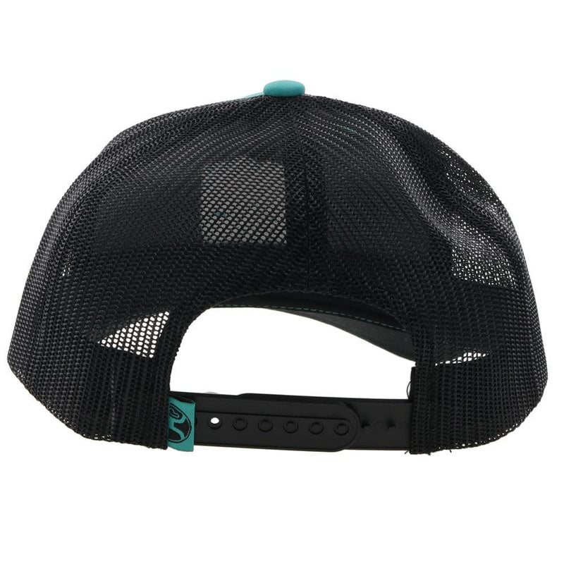 Back of the Turquoise and black "Bronx" hat
