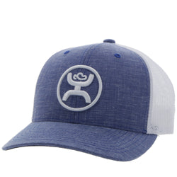 "O Classic" Blue/White Hat w/White Logo