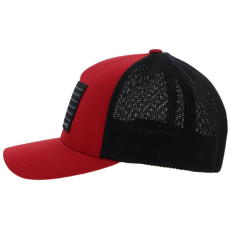 Youth Flexfit Hat "Liberty Roper" Red/Black