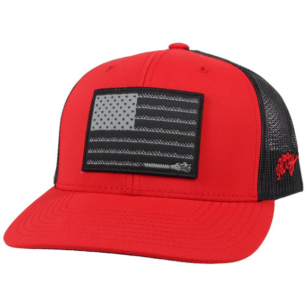 "Liberty Roper" Red/Black Hat