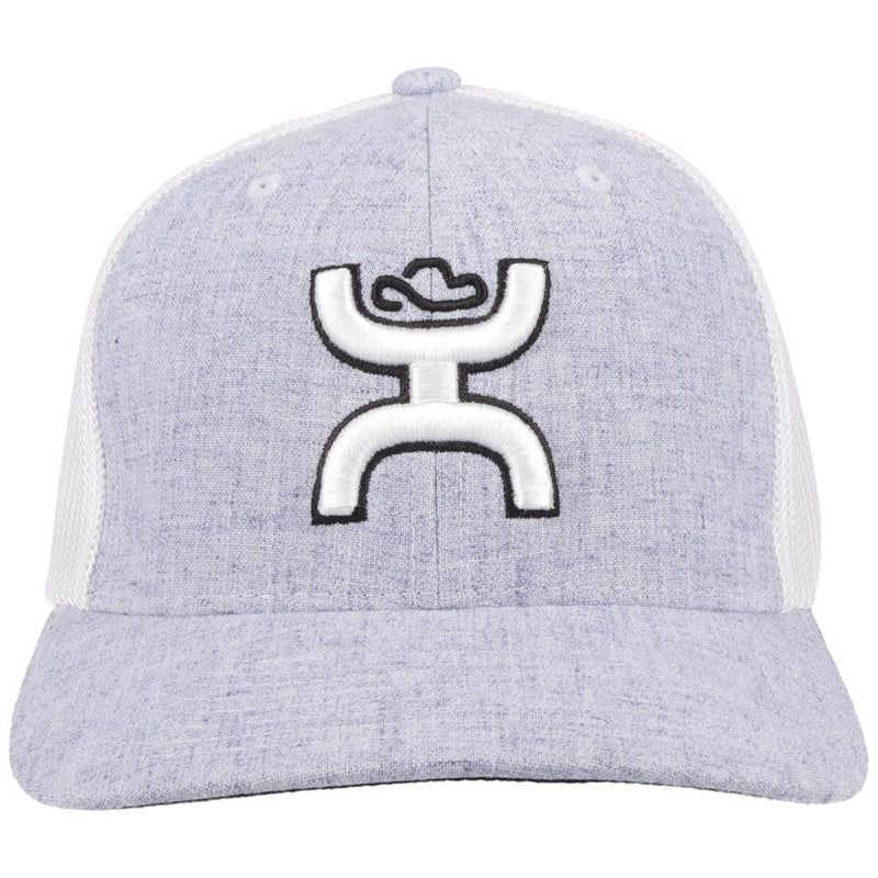 front of the Cayman blue and white Hooey hat