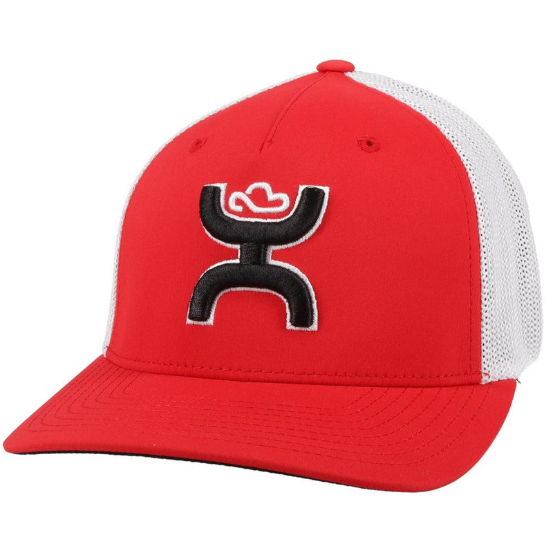 "Coach" Red/White Flexfit Hat
