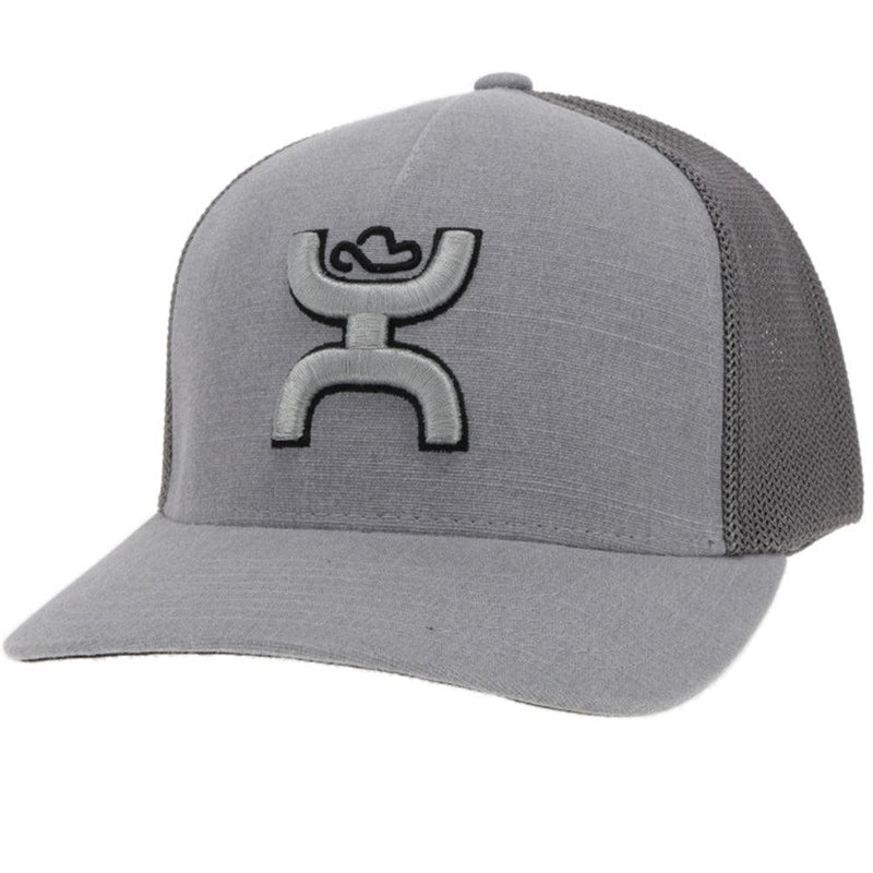 Hooey Coach Flexfit Grey Hat