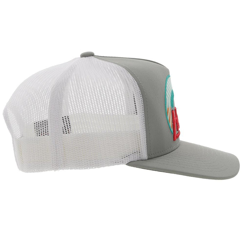 "Suds" Grey/White Hat
