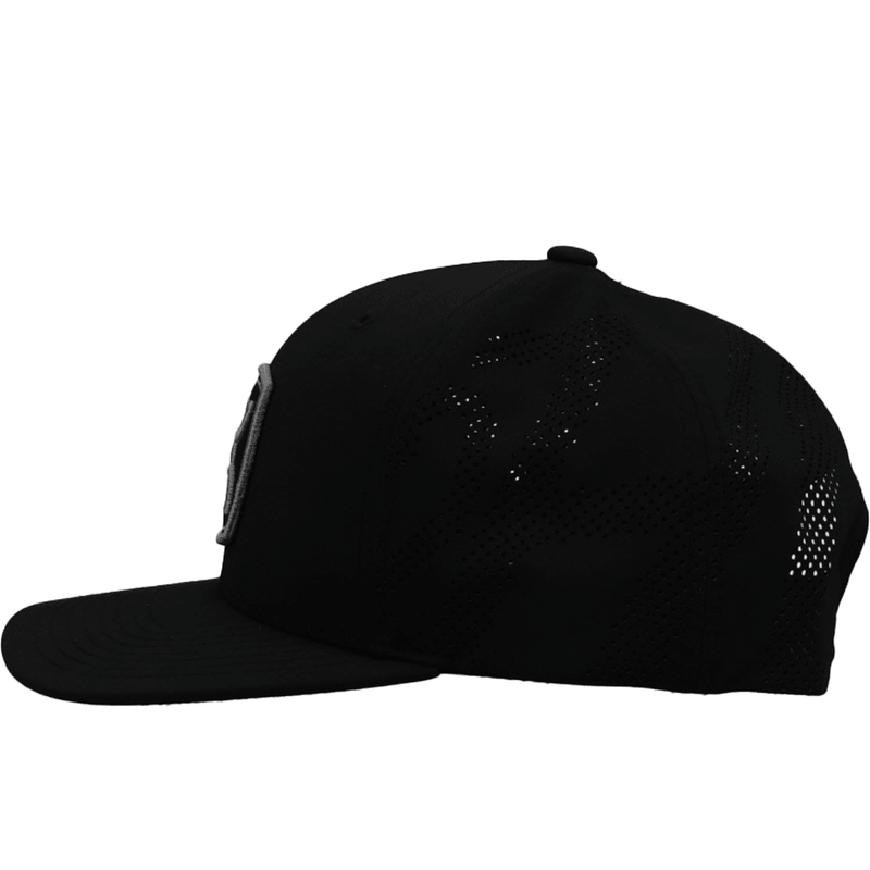 side view of the Zenith black hat