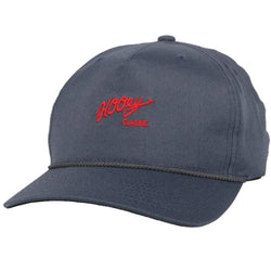 Navy "Classic" Hooey hat with red embroidered logo