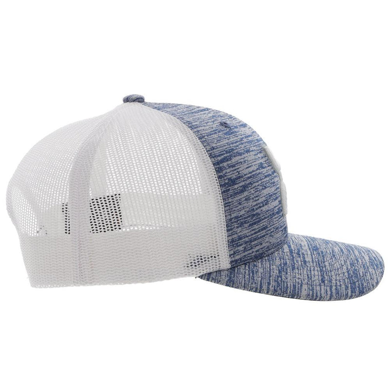 "Sterling" Distressed Blue/White Hat