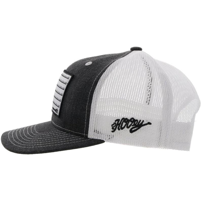 "Liberty Roper" Charcoal /White Hat