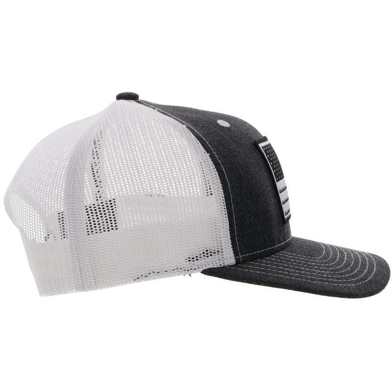 "Liberty Roper" Charcoal /White Hat