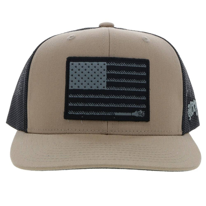 "Liberty Roper" Tan/Black Snapback Hat