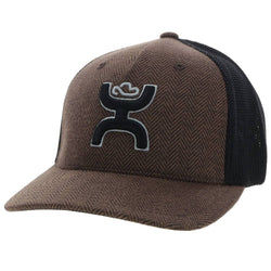 Youth Flexfit Hat "Coach" Brown/Black