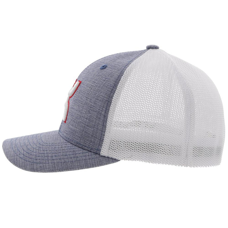"Coach" Denim/White Flexfit Hat