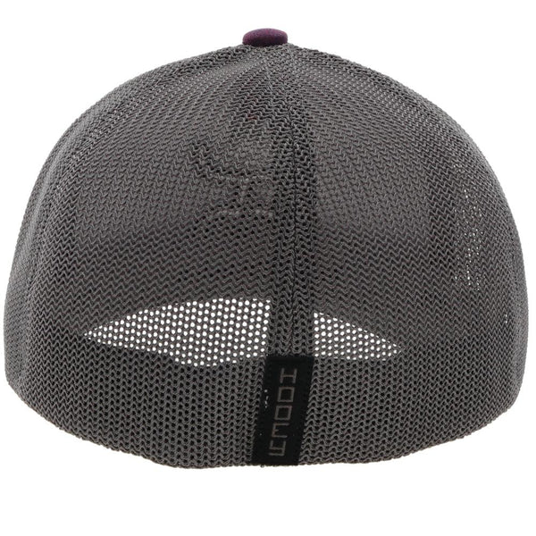 back of the purple and grey Cayman hat