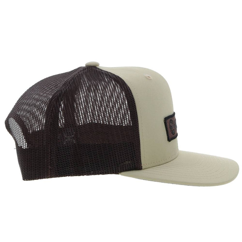 "Lock-Up" Tan/Brown Snapback Hat