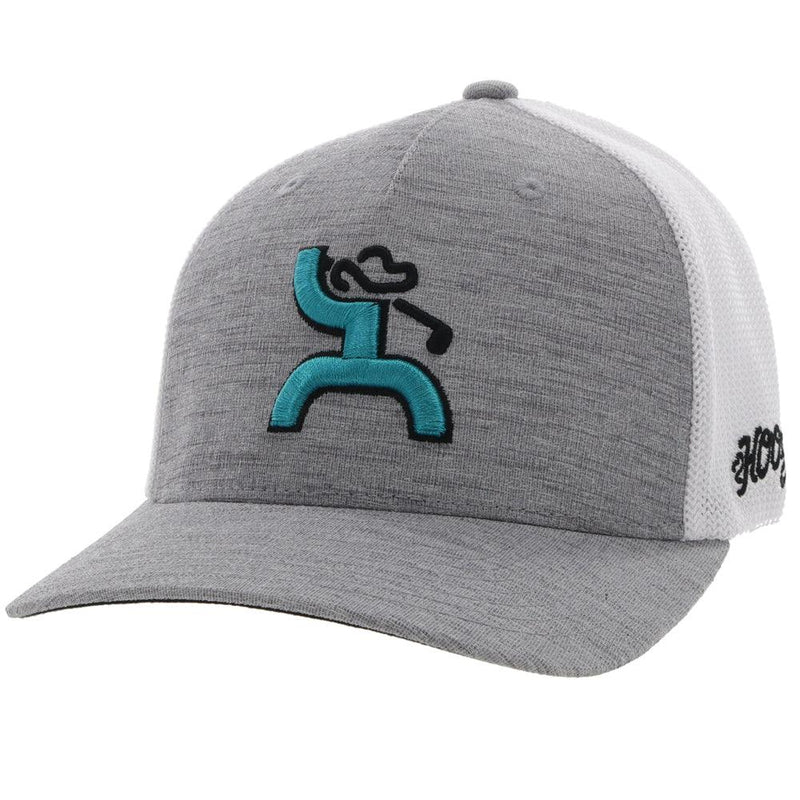 Youth "Golf" Grey/White Flexfit Hat