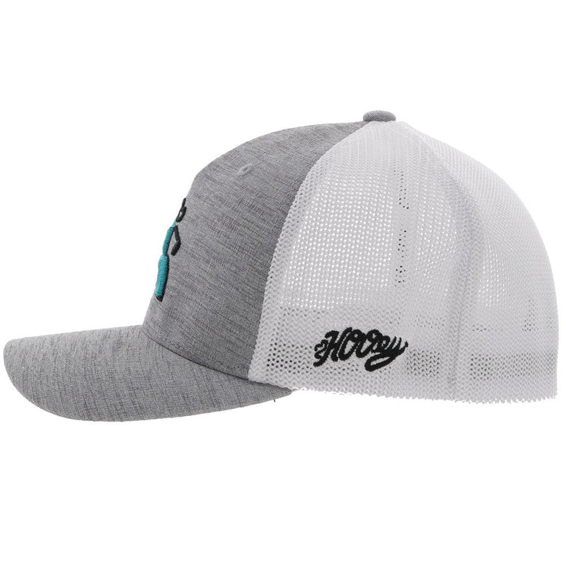 "Golf" Grey/White Flexfit Hat