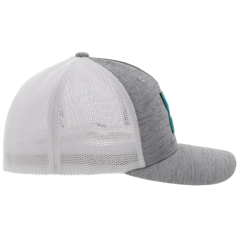 "Golf" Grey/White Flexfit Hat