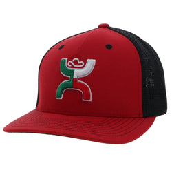 Red and black Boquillas hat