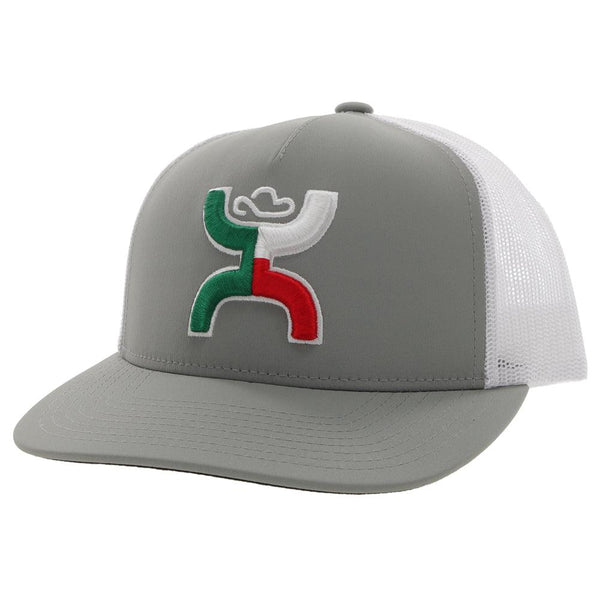 Grey and white "Boquillas" hat
