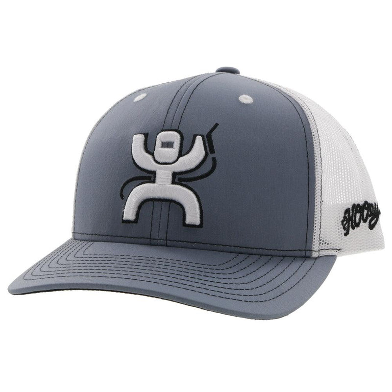 Arc grey and white hat with black and white Arc logo