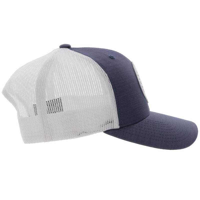 "Quanah" Hat, Navy /White Snapback