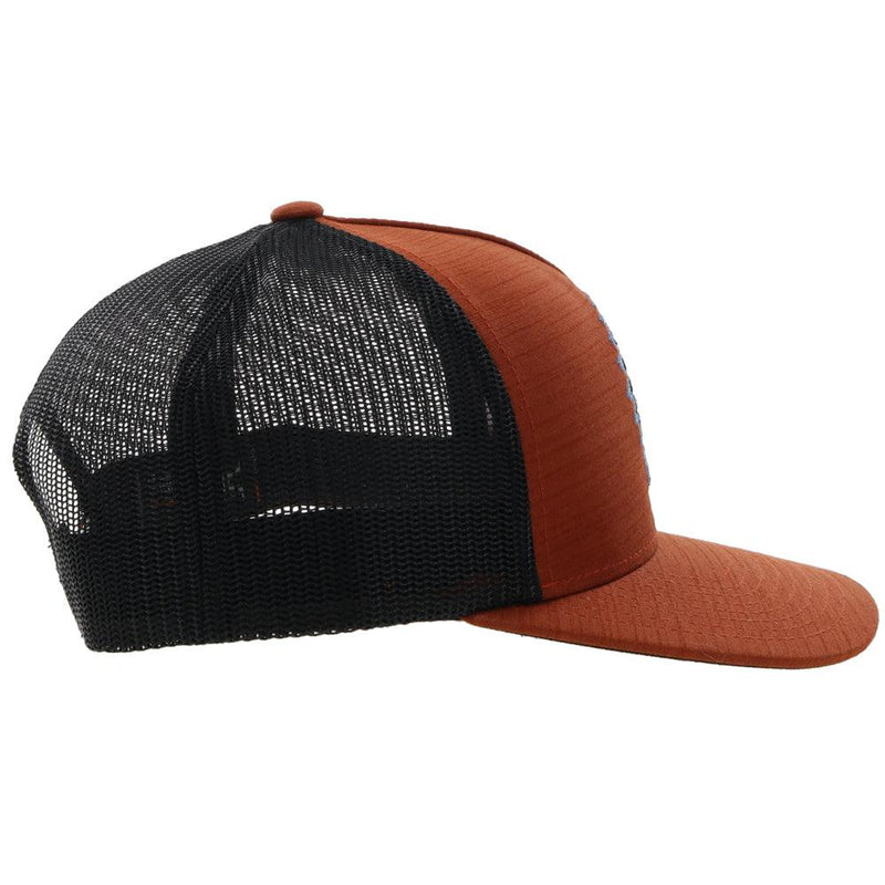 "Quanah" Hat, Orange/Black