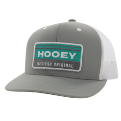 "Horizon" Grey, White and Turquoise Hat