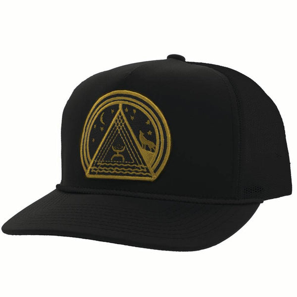 "Hooey Music" Black Hat w/Gold Logo